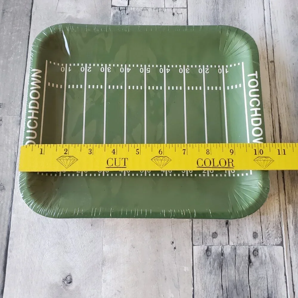 NWT - Touchdown Football Paper Plates and Napkins - (32ct)